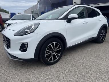 Voir le détail de l'offre de cette FORD Puma 1.0 EcoBoost 125ch mHEV Titanium 6cv de 2020 en vente à partir de 202.52 €  / mois