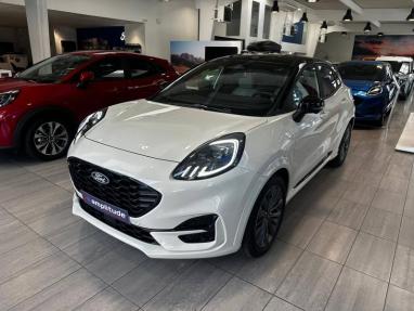 Voir le détail de l'offre de cette FORD Puma 1.0 EcoBoost Hybrid 125ch Sound Edition S&S Powershift de 2025 en vente à partir de 29 990 € 