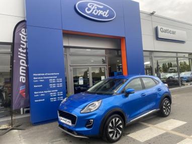 Voir le détail de l'offre de cette FORD Puma 1.0 Flexifuel 125ch S&S mHEV Titanium de 2024 en vente à partir de 218.06 € / mois