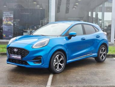 Voir le détail de l'offre de cette FORD Puma 1.0 EcoBoost Hybrid 125ch ST-Line S&S Powershift de 2025 en vente à partir de 26 599 € 